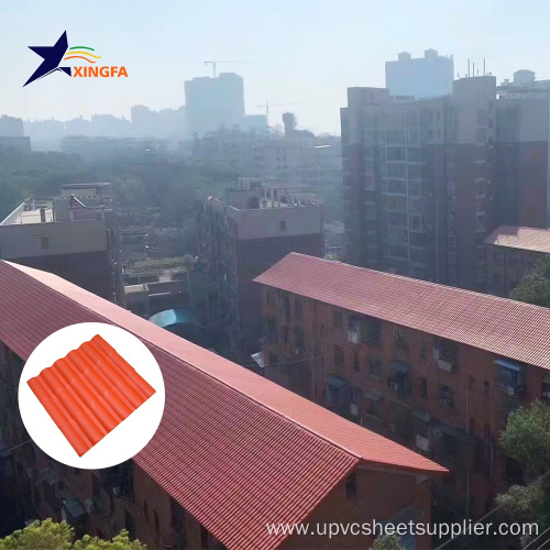 Roma Synthetic Resin Roofing Sheet Tile Customizable Anti-UV